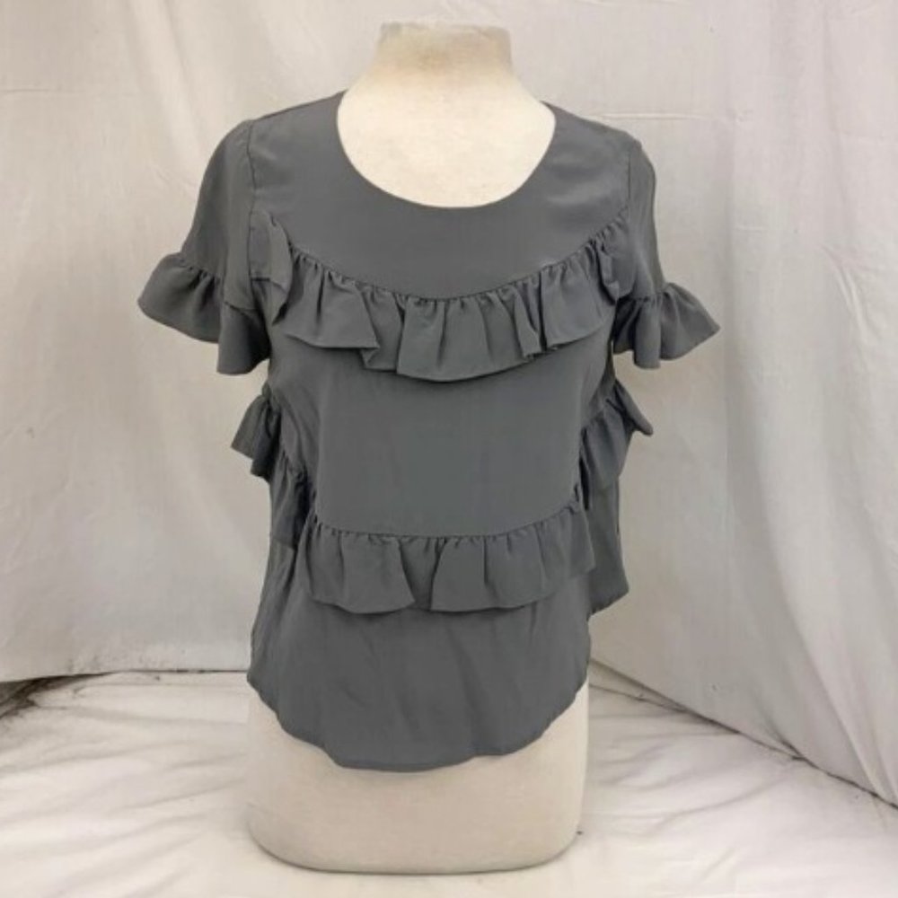 HD in Paris (Anthropologie) Ruffle Blouse